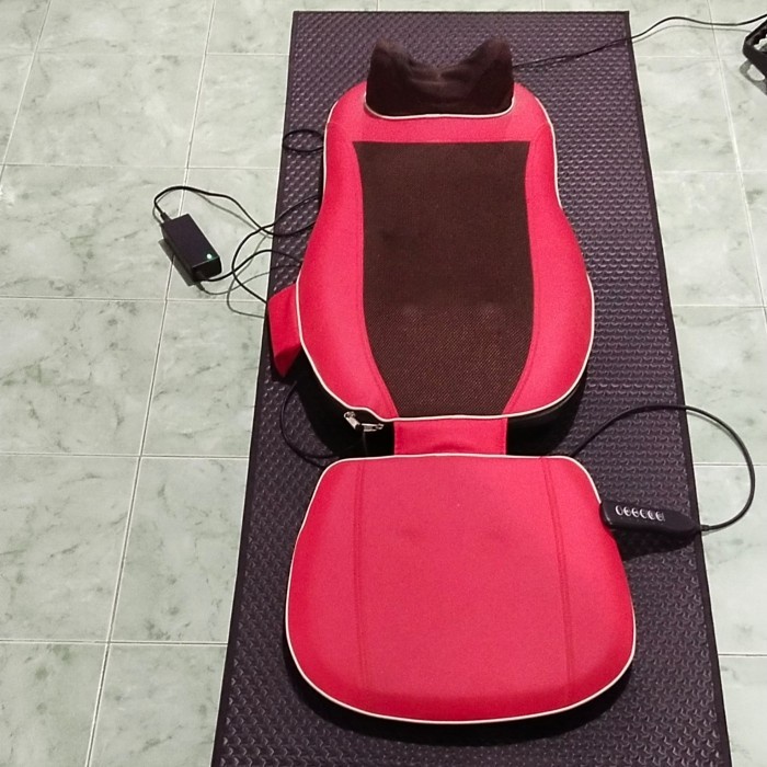 SHIATSHU CUSHION KURSI PIJAT ELECTRIK PUNGGUNG LEHER second baik getar