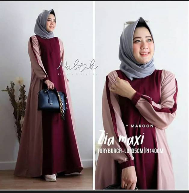 Baju gamis Zia Maxi dress-3