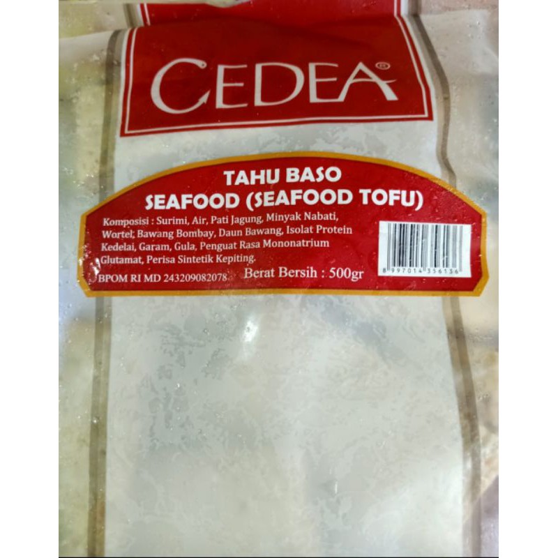 

CEDEA Tahu Baso Seafood (Seafood Tofu) 500gram