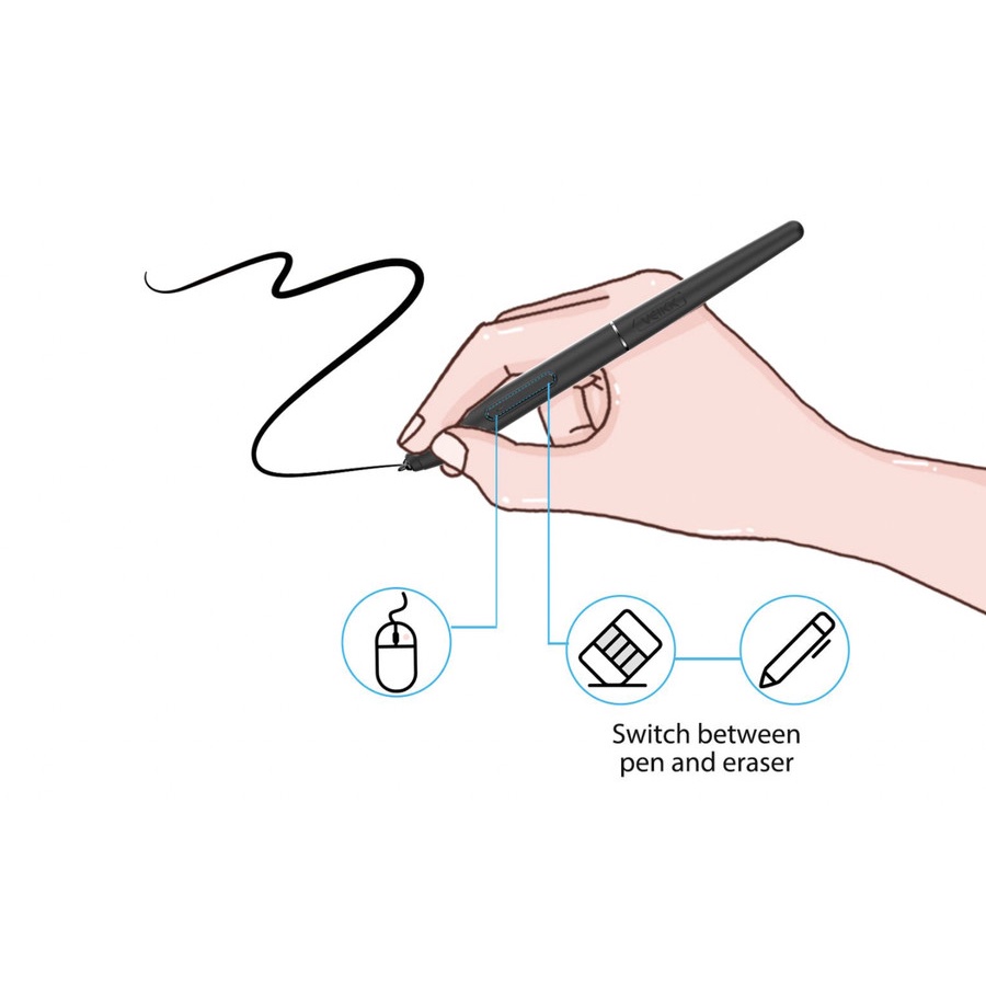 VEIKK P005 Digital Drawing Pen Stylus for VK640 VK1200 VK1060 PRO P05