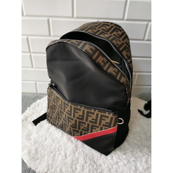 Tas Ransel pria Fendi nylon import premium tas backpack pria import