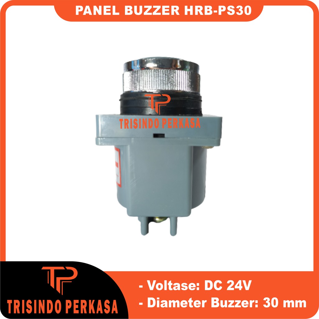Panel Buzzer 30mm HRB-PS30 Bell TET 24VDC 24V DC