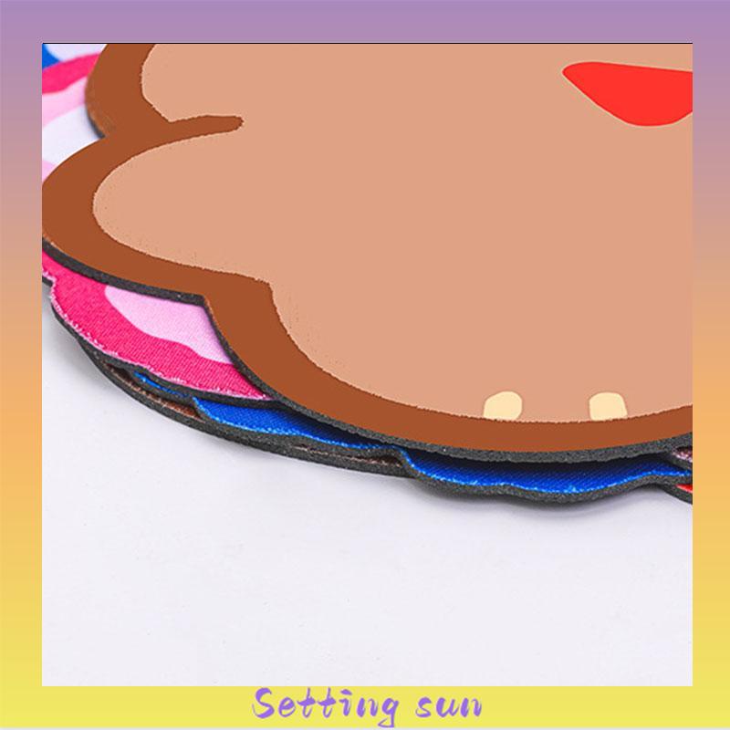 Mouse Pad Anti Slip Motif Print Kartun Untuk Aksesoris Komputer TN