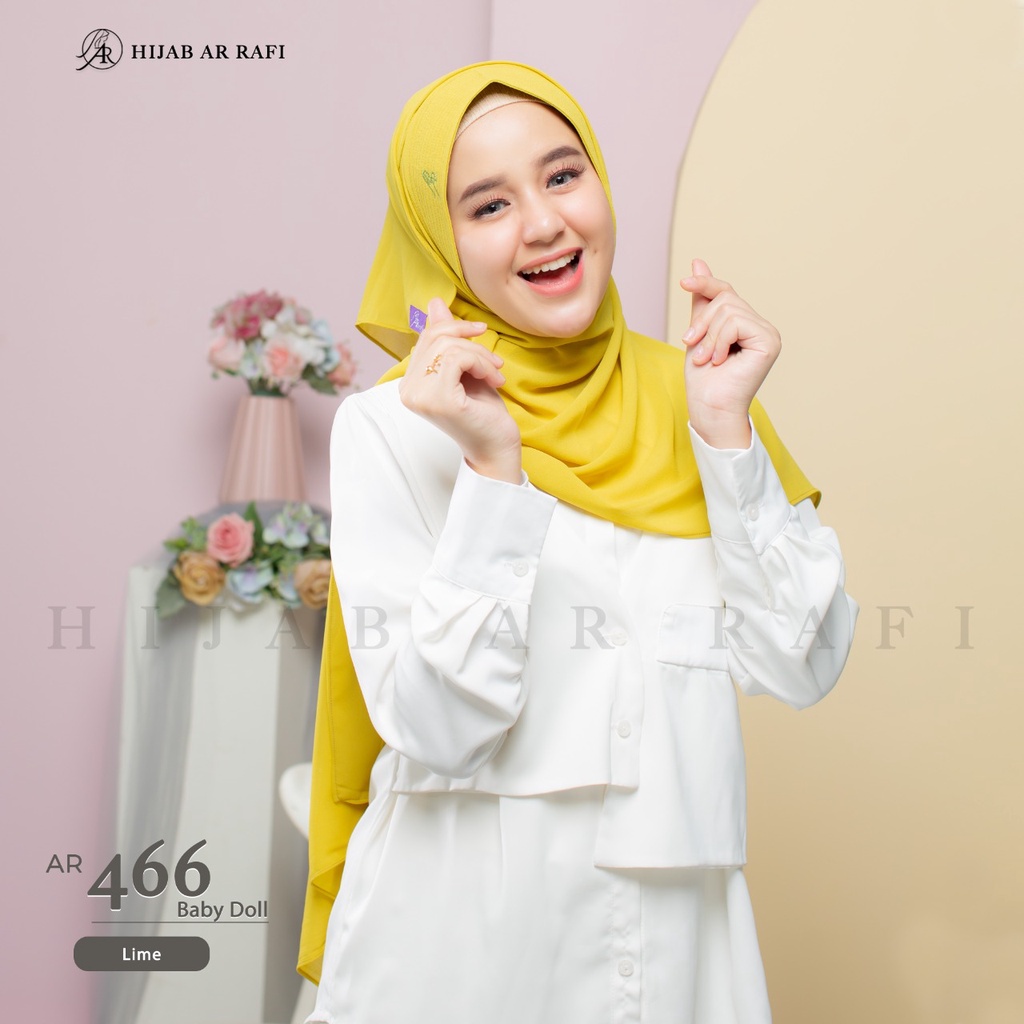 Hijab Arrafi || Ar 466 Pashmina Pet Tali (Distributor Hijab Arrafi)