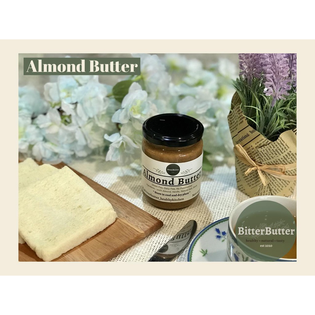 

Natural Butter 225gr BitterButter, Selai Kacang Peanut (Ori / Chunky), Almond, Choco Hazelnut Asli