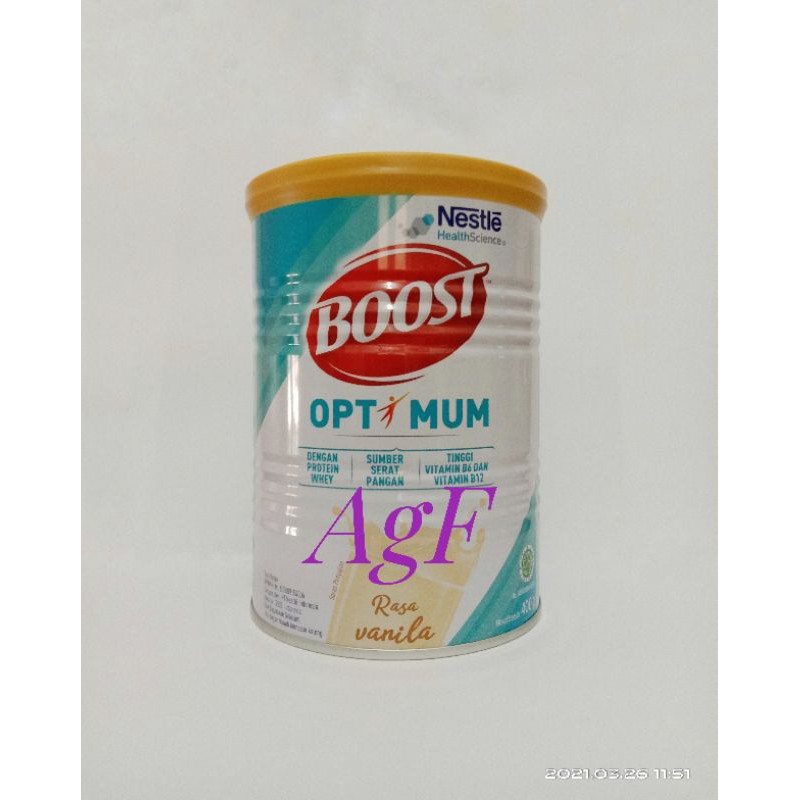 

Boost Optimum 400 g atau gram (Nestle)