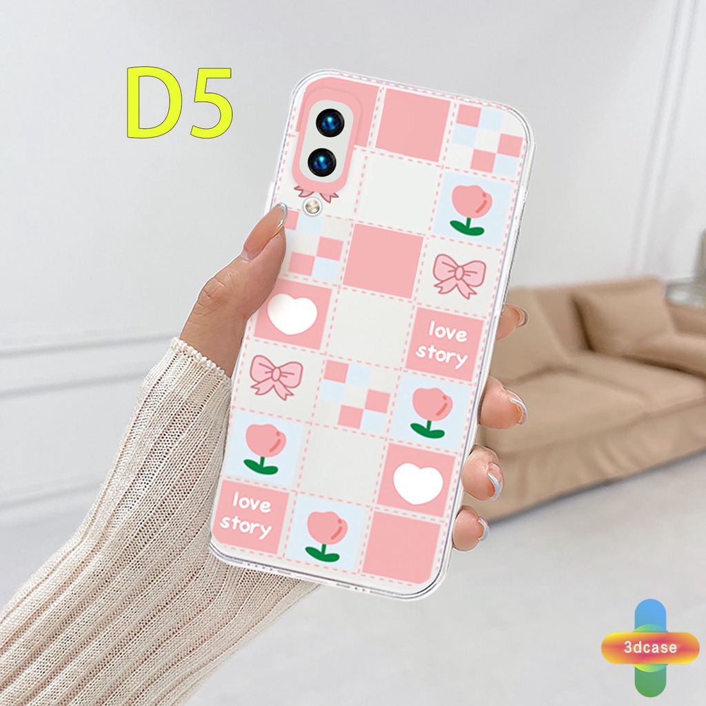 Soft TPU Case VIVO Y21S Y20S Y12i Y12S Y12 Y20 Y15S Y91C V23E Y16 V21 Y21 2021 Y21A Y21T Y30 Y33T Y01 Y91 Y30i Y93 Y95 Y15 Y17 T1 Y55 Y75 Y50 Y53S Y51 2020 Y51A Y10 Y33S Y1S Y11 Y31 Y20i Y91i Y51S Y20G Pink Love Heart Transparent Case