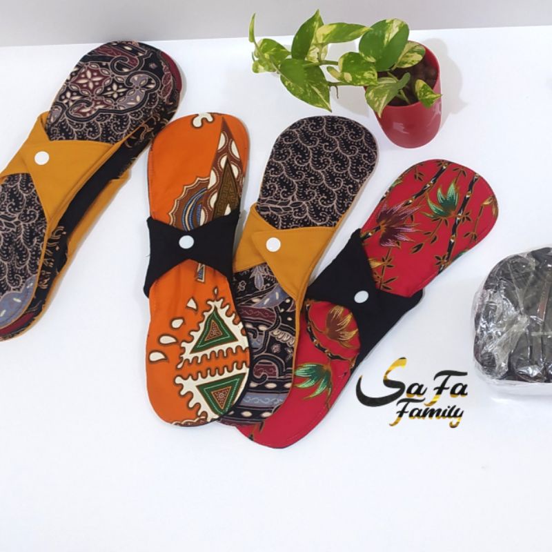 isi 6 Menspad Day Katun SaFa 26cm, Pembalut Kain Cuci Ulang 26cm, Pembalut Wanita, Pembalut Sehat