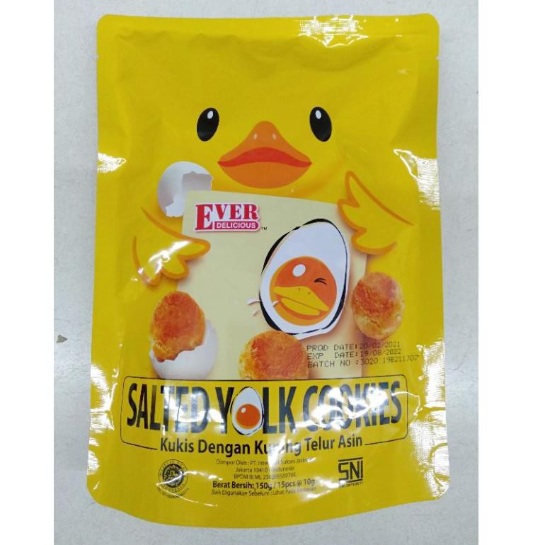 

TREND RODUCT EVER Delicious Salted Yolk Cookies 150gr/Cookies dengan kuning telur asin