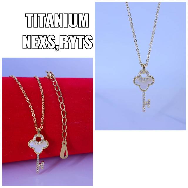 Kalung titanium,awet,tidak luntur