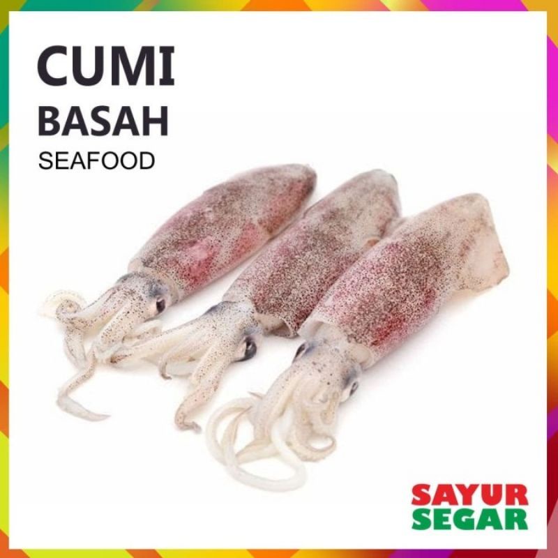 

250 gram cumi basah kecil segar fresh