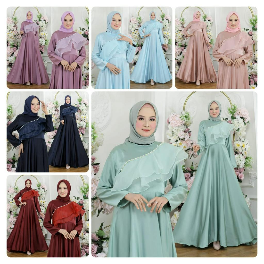 MAXY ZAHERRA FASHION PAKAIAN WANITA MUSLIM PREMIUM DRESS GAMIS MAXI MS