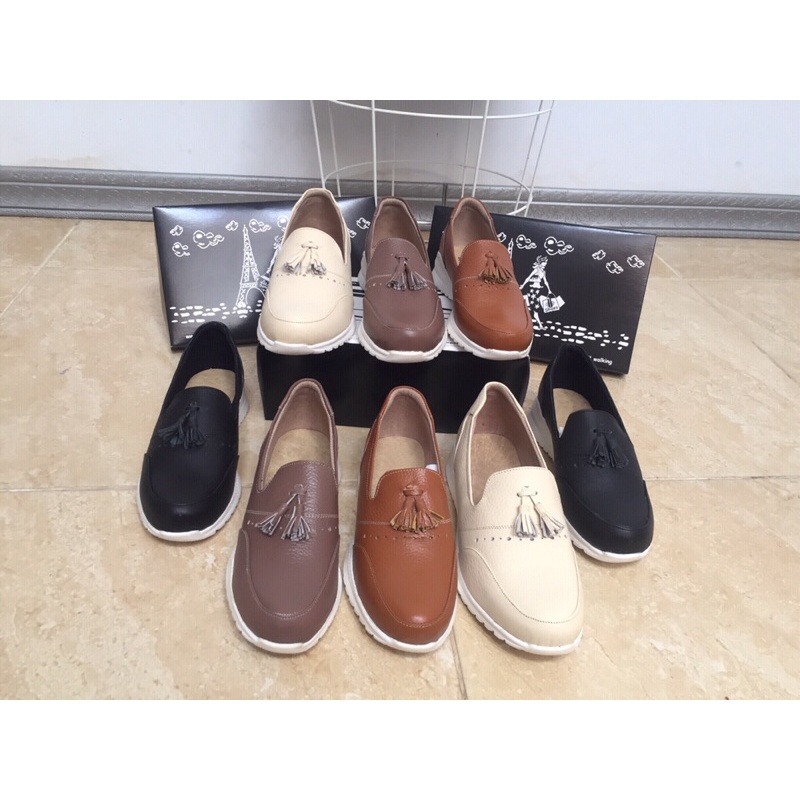 sepatu sneakers kulit wanita/perempuan/cewek dewasa sneaker