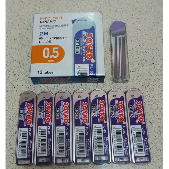 

BEST SELLER Isi Pensil Mekanik 0.5 Joyko PL-0.5/Refill Pensil Mekanik 2B Joyko 0.5