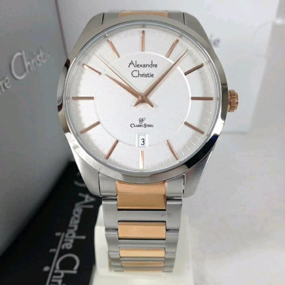 Jam Tangan Pria Alexandre Christie AC 8579 40mm xmrk Original
