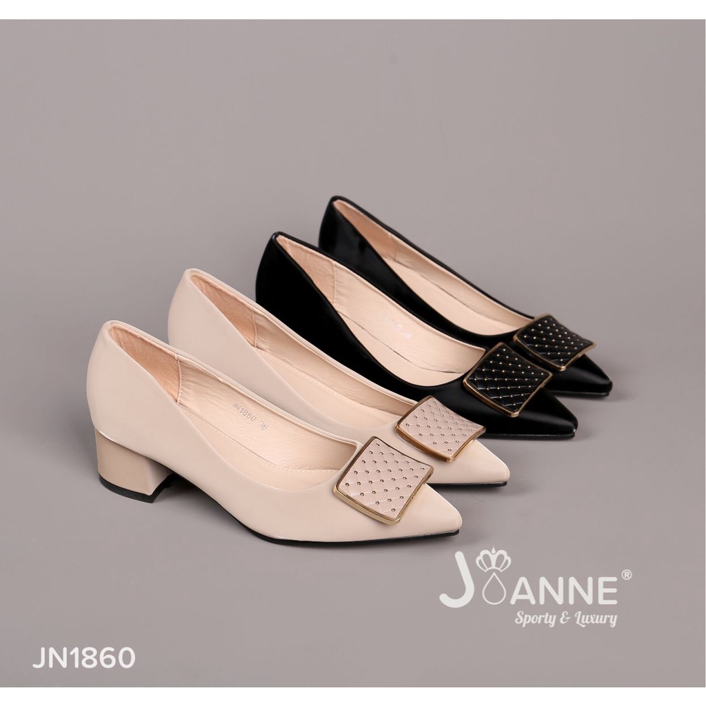 JOANNE Sepatu Kerja Heels Wanita Shoes #JN1860 ORIGINAL