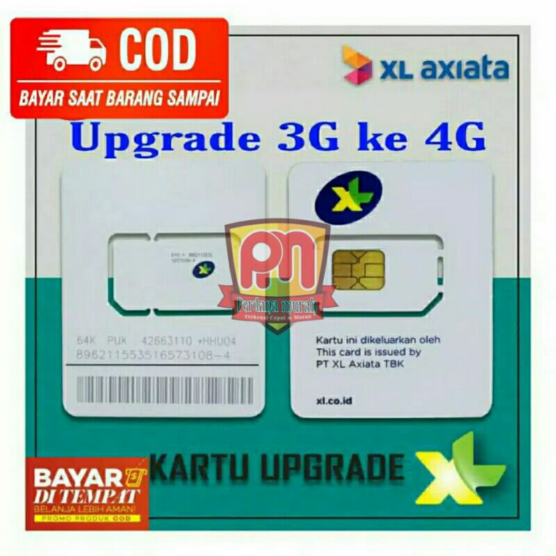 kartu khusus upgrade 3g ke 4g XL