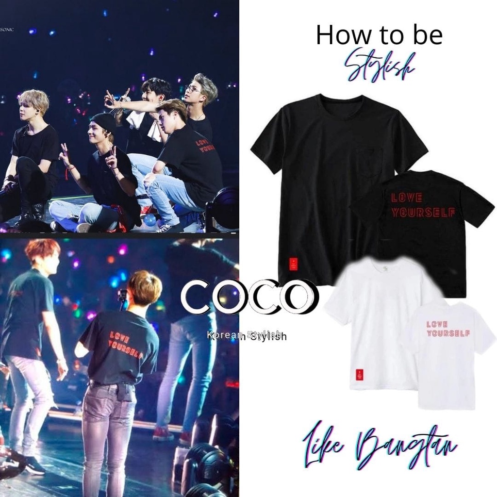 KAOS LOVE YOURSELF TOUR BTS KONSER BUTTER DYNAMITE PERMISSION TO DANCE