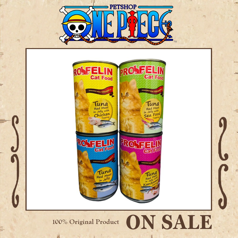 PROFELIN CAT FOOD WET 400GR - MAKANAN PROFELIN KALENG