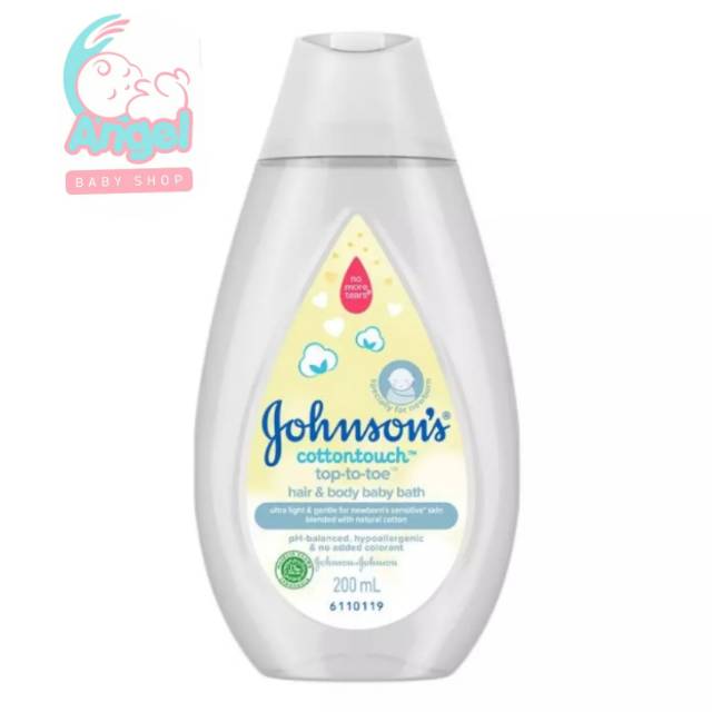 Johnson's cottontouch hair &amp;body baby bath 200ml