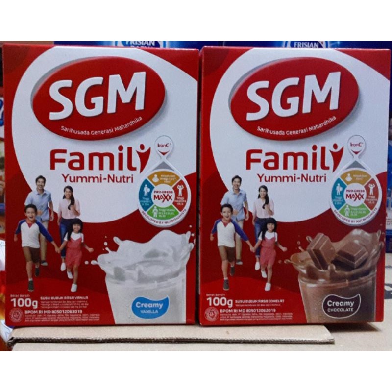 

SGM family vanilla/coklat 100gr