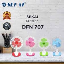 Kipas Angin Meja Sekai 7 Inch 2 in 1 2 Kecepatan Garansi Resmi