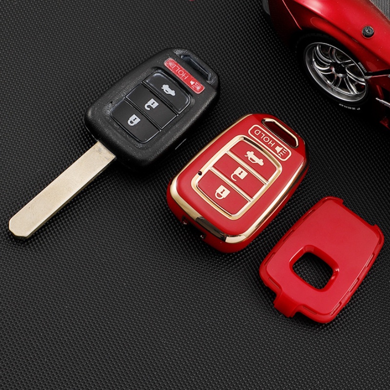 Casing Kunci Mobil Bahan TPU Untuk Honda Accord CR-V FIT XRV VEZEL CITY JAZZ CIVIC HRV FRV