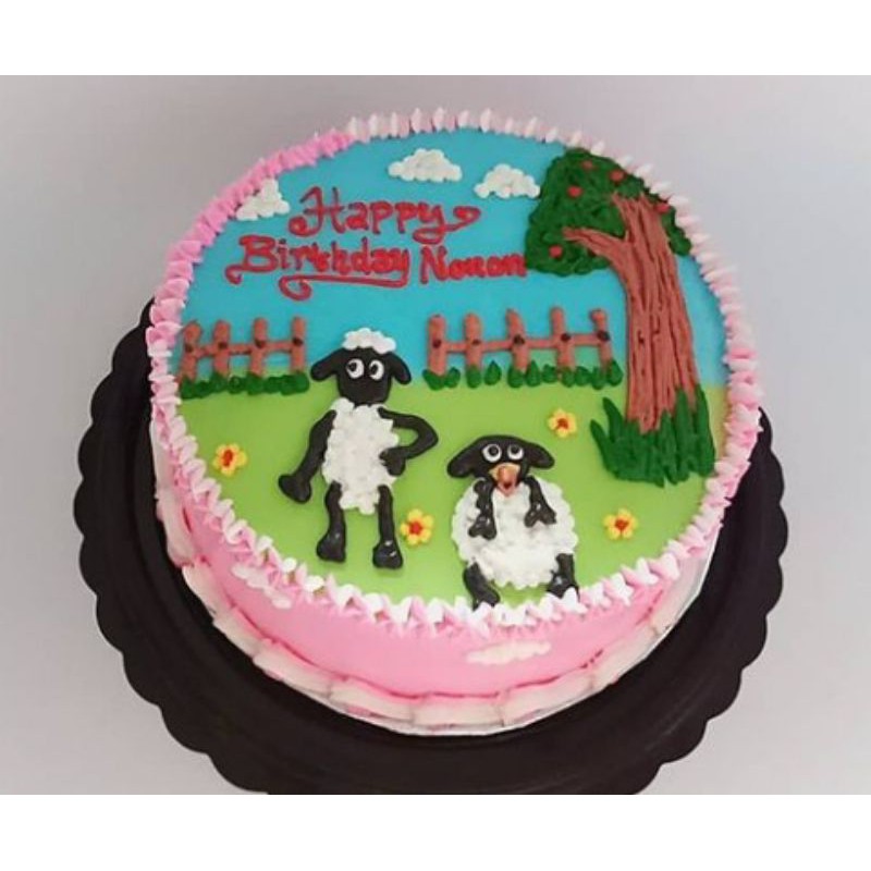 

CAKE ULTAH SAUN THE SHEEP