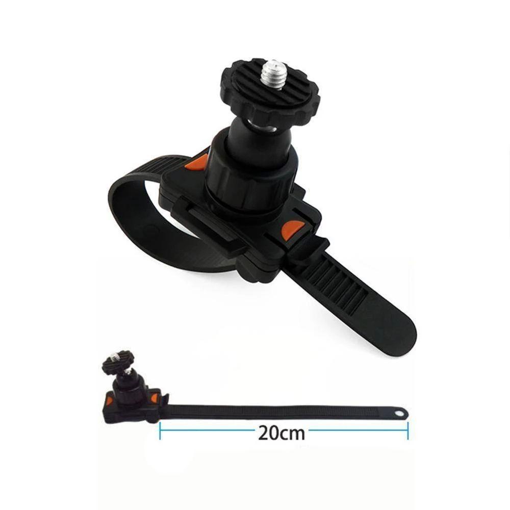 AUGUSTINA Gopro Klip Bracket Sepeda Motor Tahan Lama Untuk Gopro Hero7 6 5 4 3 Camcorder Aksesoris Belt Mount Holder