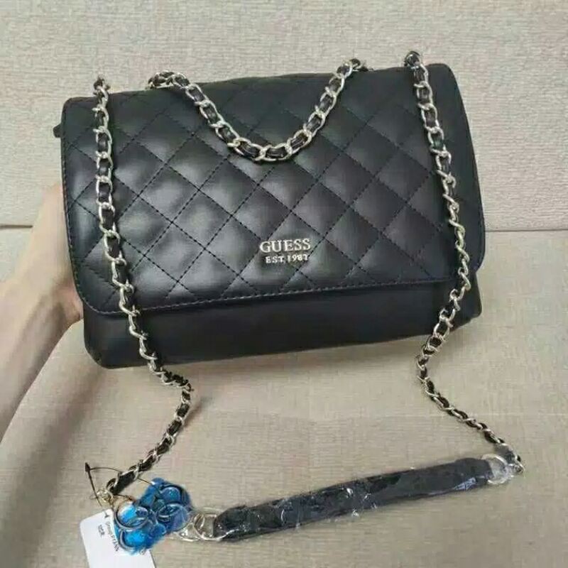 Tas GUESS PURSE TARRA RANTAI IMPORT❗