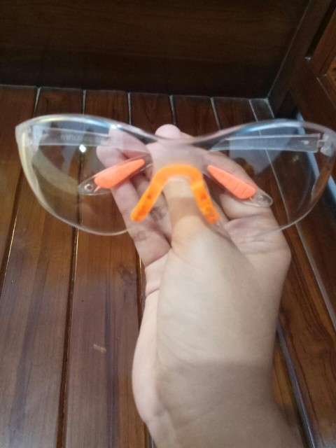 Kacamata Safety Google Bening Pelindung Debu Las Gerinda Uv