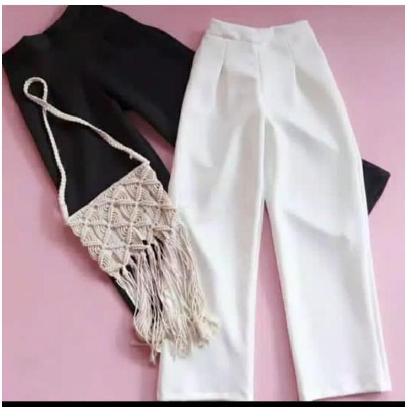 KULOT SCUBA PREMIUM // KULOT HITAM PUTIH TEBAL // KULOT SCUBA ORIGINAL