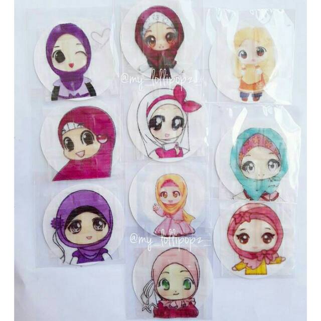 

Stiker Nasi tema moslem kids