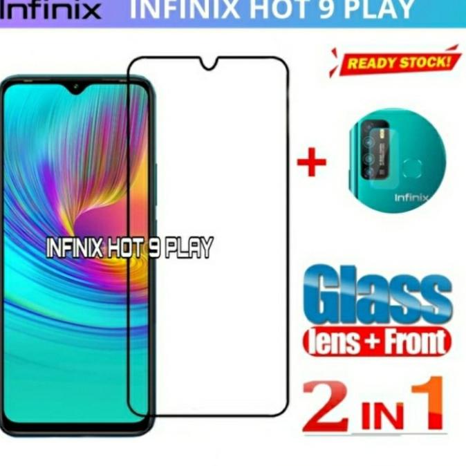 TEMPERED GLASS CAMERA TG ANTI GORES FULL COVER INFINIX HOT 9 / 9 PLAY - HOT 9 PLAY