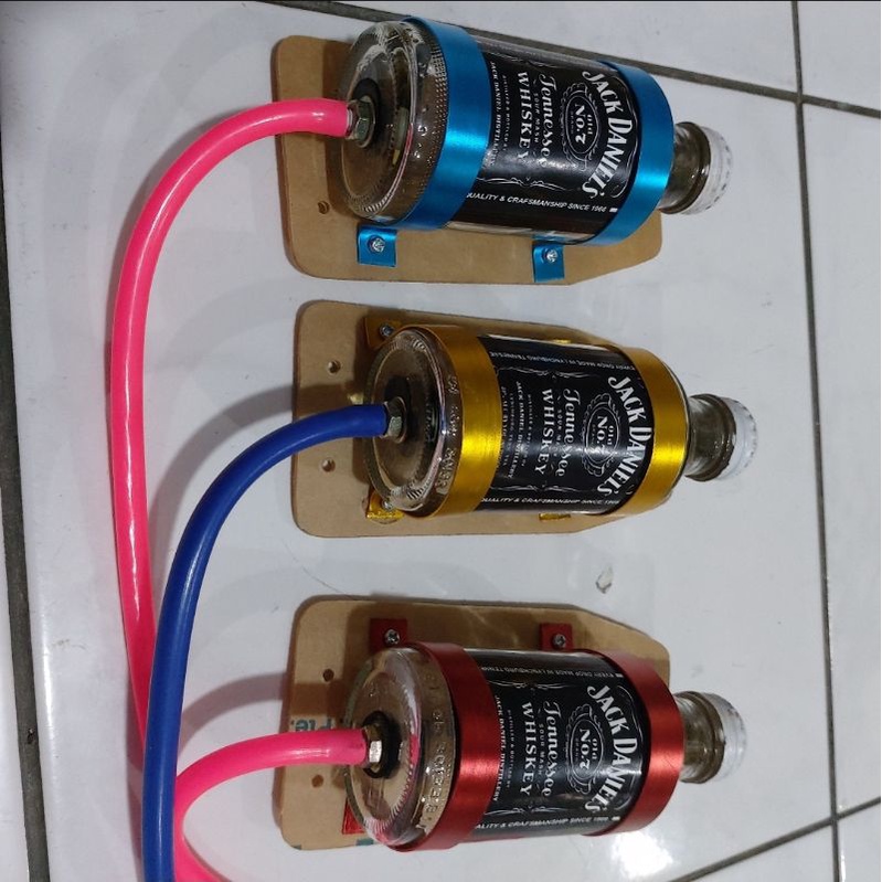 BOTOL OLI SAMPING JACK DANIELS MINI RX KING NINJA MX AIR RADIATOR VARIASI BULAT