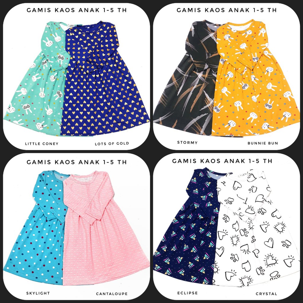  GAMIS  KAOS  ANAK 1 5 thn Shopee  Indonesia
