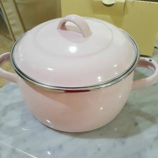 Turun harga. Dijamin murah. Chefina stylish cookware. Pumpkin set 15cm pink