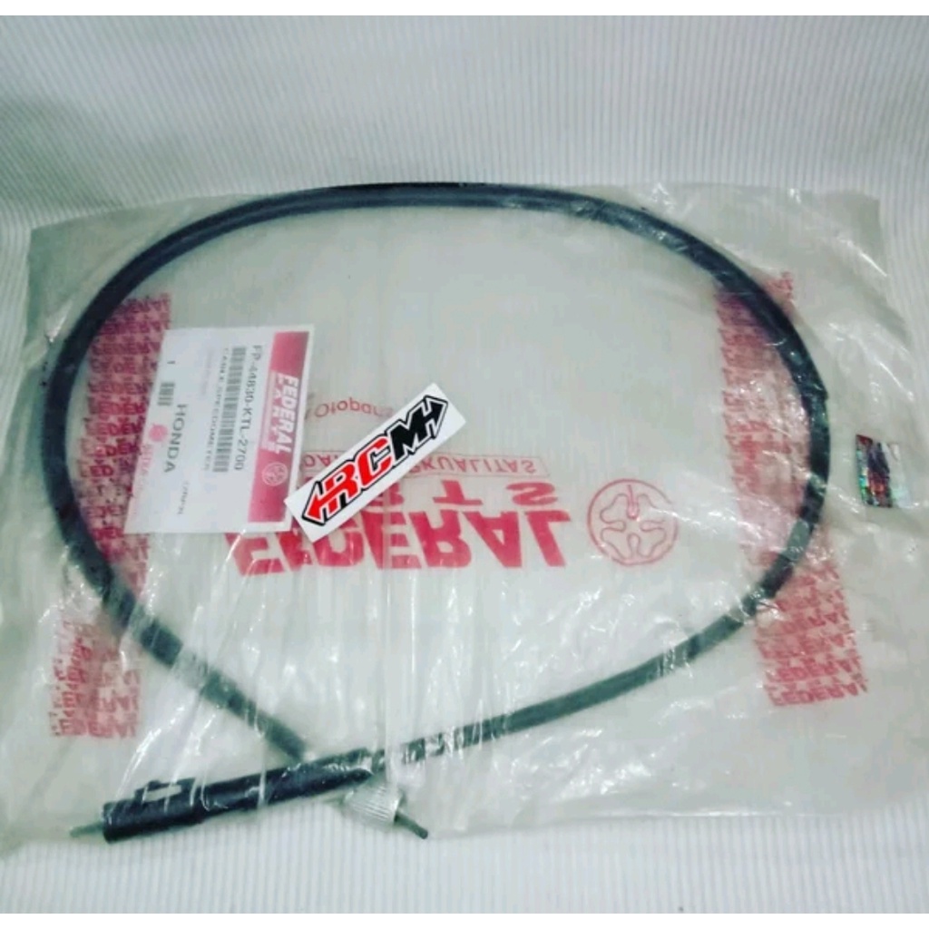 KABEL KILOMETER CABLE SPIDO SPEEDO SPIDOMETER SPEDOMETER SPEEDOMETER SUPRA FIT NEW ORI ORIGINAL FEDERAL ASTRA OTOPARTS ASLI FP-44830-KTL-2700 FP 44830 KTL 2700