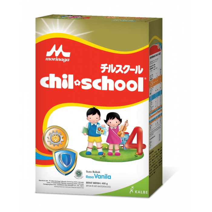 

MORINAGA CHIL SCHOOL MADU/ VANILA/ COKLAT/ STRAWBERRY 400gr