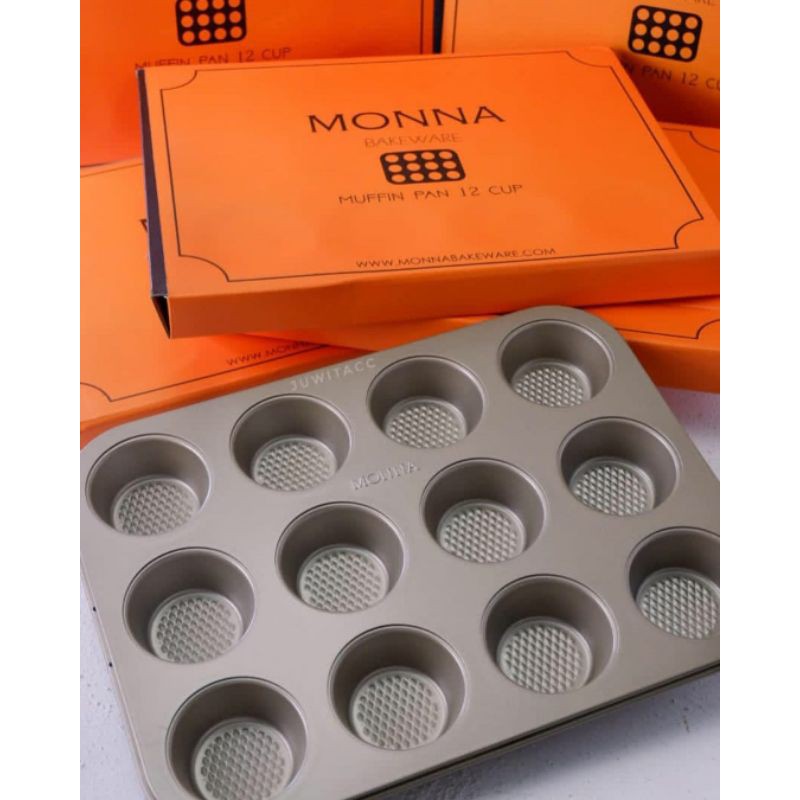 Jual Muffin Pan From Monna Bakeware (12 Lubang) | Shopee Indonesia