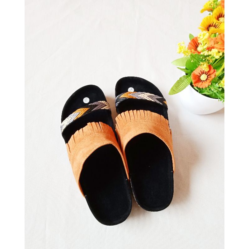 SB ~ SANDAL BIRKEN WANITA INDIAN ETNIK