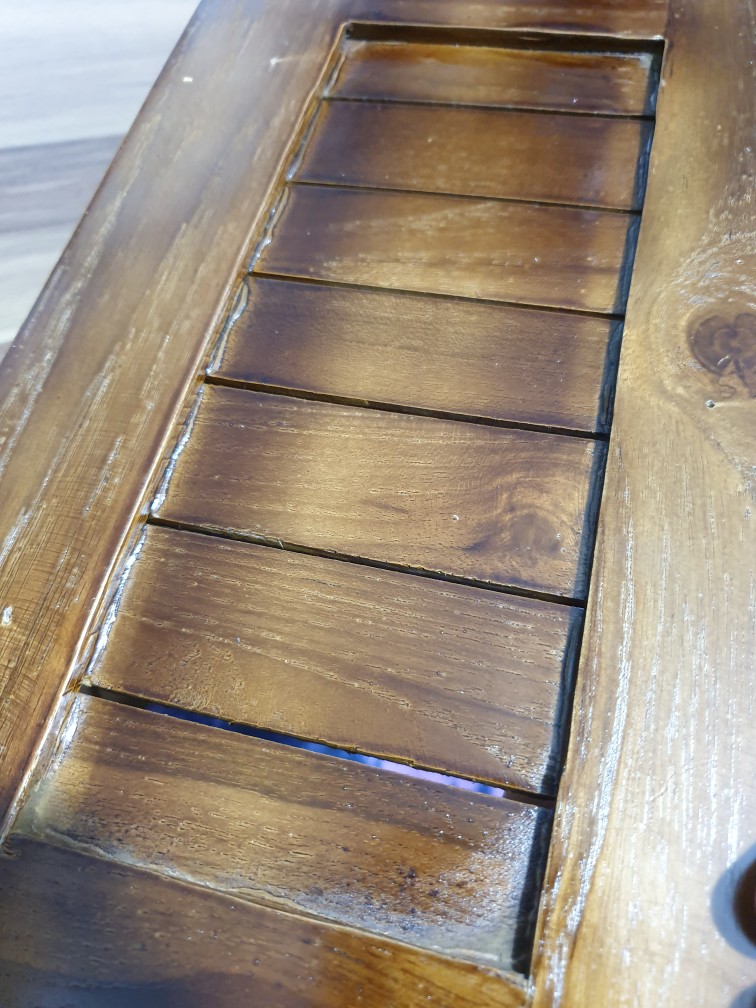 Satu Set Nampan Baki Kotak Kayu Jati Unik Antik Dan Unik