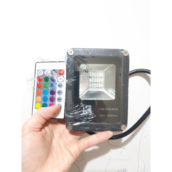 RGB Putih Kap Lampu Sorot Led Taman 10 watt 10watt 20watt AC DC Floodlight