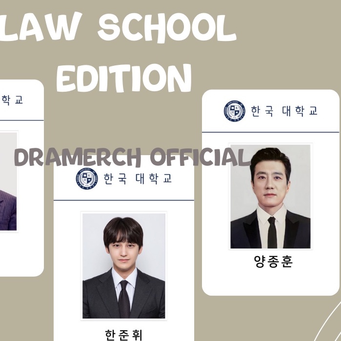 LAW SCHOOL hankuk KDRAMA ID CARD custom yangcrates han joon hwi kim bum korean drama merch dramerch