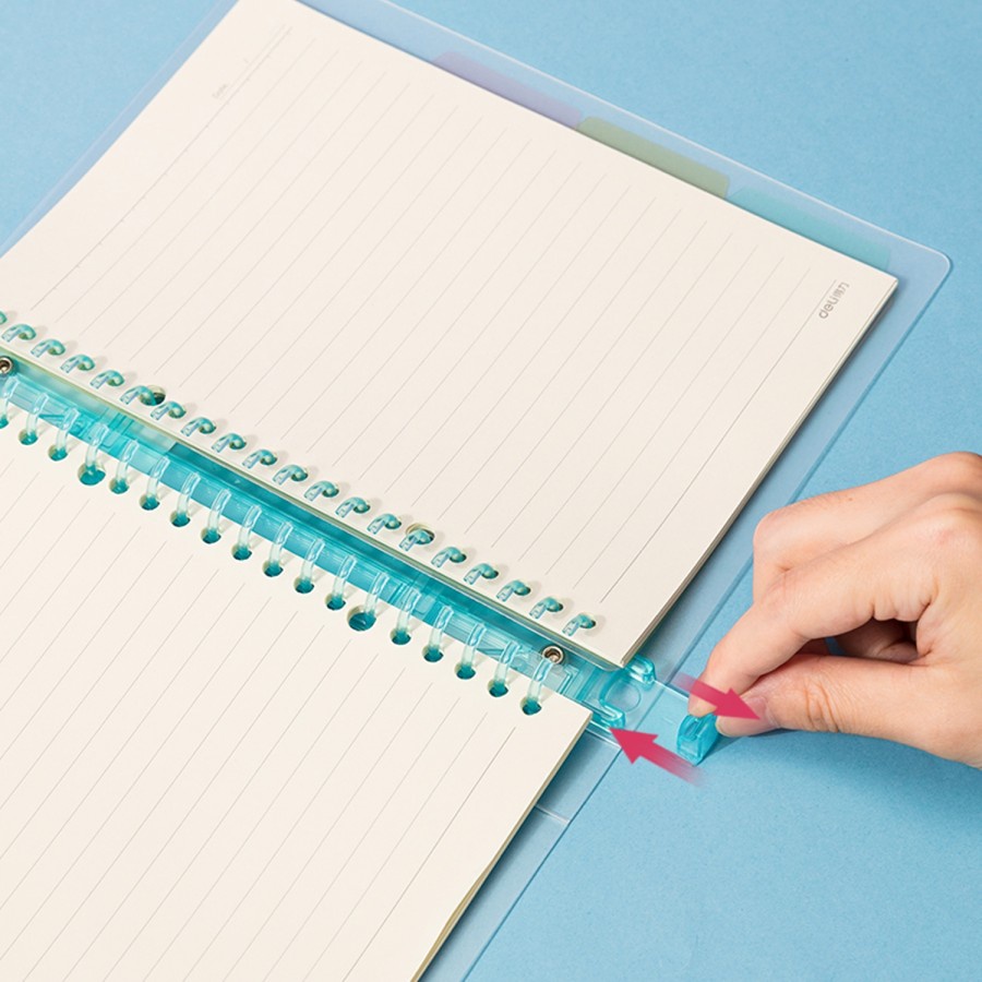 

Deli Binder Note Buku Notebook Loose Leaf Binder A5/B5 60 Halaman Warna Pastel QHX560