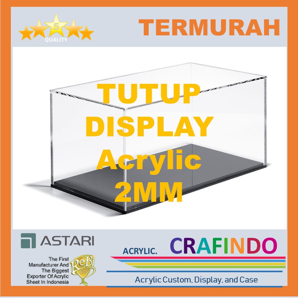 Tutup Display Seserahan Acrylic 2MM