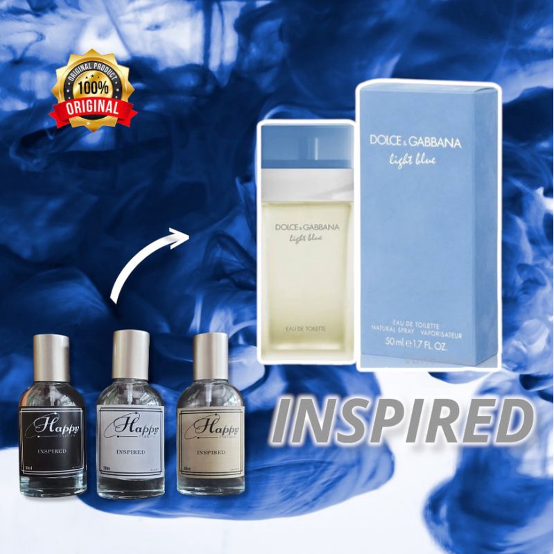 Parfum refill inspirasi dari DnG light blue