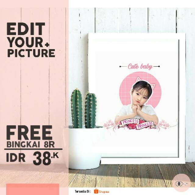 Edit foto free bingkai | kado ultah, kado wisuda, kenangan, dll.