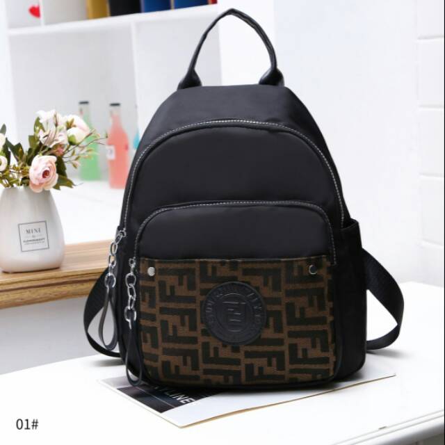 Tas ransel wanita FENDI import murah | shelaashop 🎒