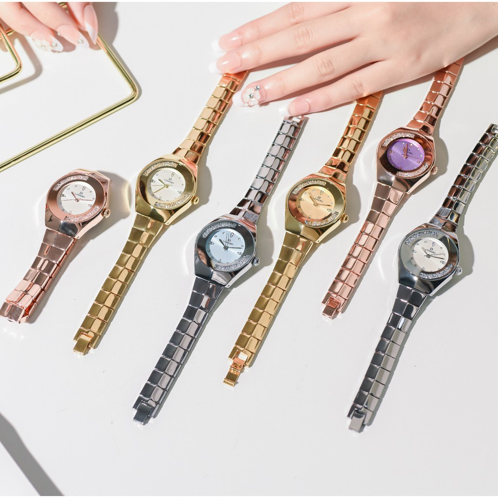 CEWEK STAINLESS TAHAN AIR BERKUALITAS TERLARIS//   LONGBO 80662 Jam Tangan Quartz Wanita